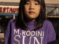 Mini Rodini purple sunday sweatshirt